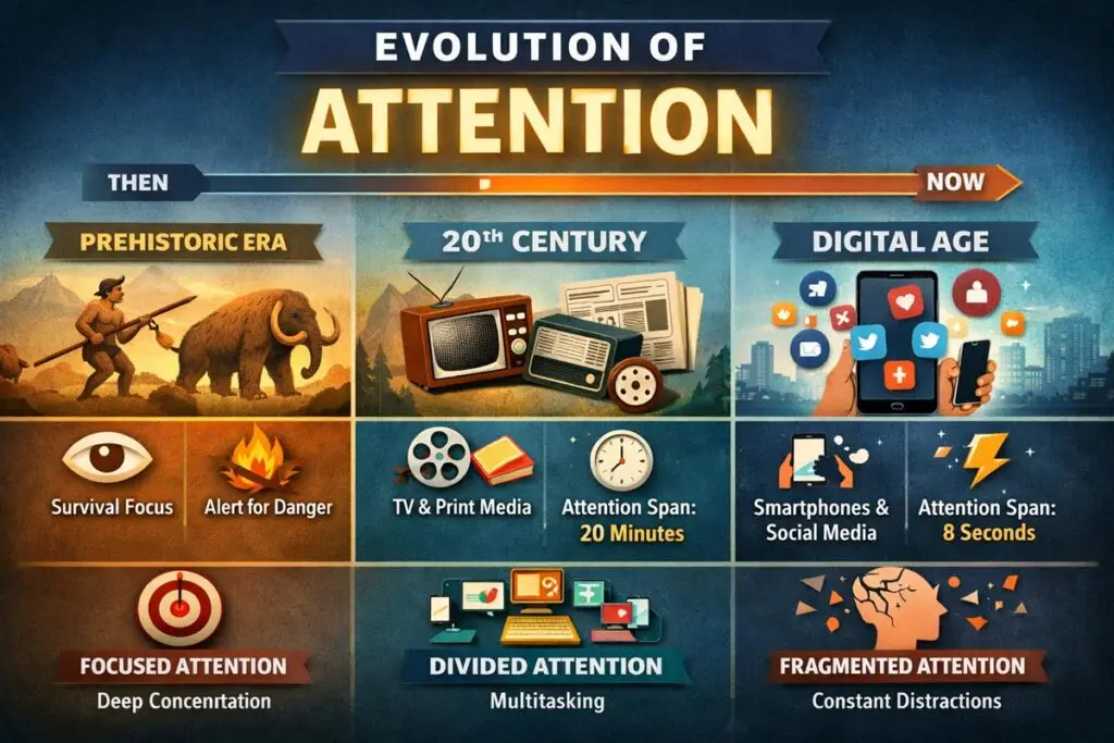 attention span in the digital age infographic