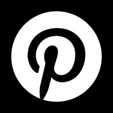 PINTEREST LOGO WHITE