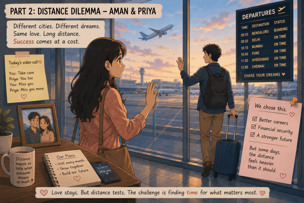 Money and Relationships: The Distance Dilemma of Aman and Priya