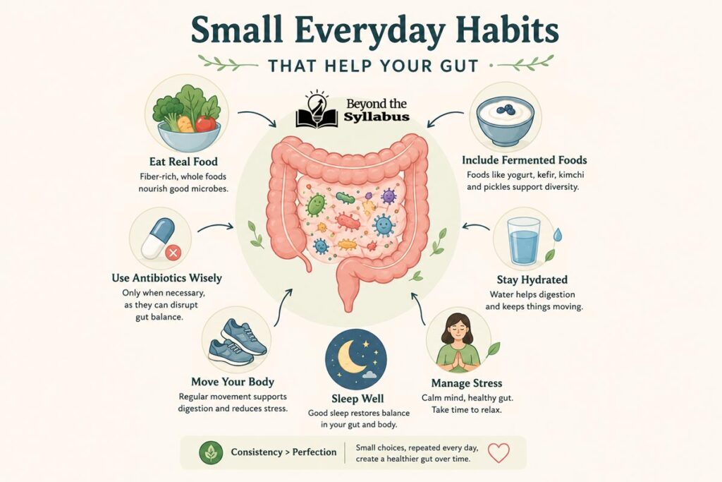 Small Everyday Habits That Help Your Gut